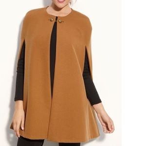 Vince Camuto Tan Cape Jacket